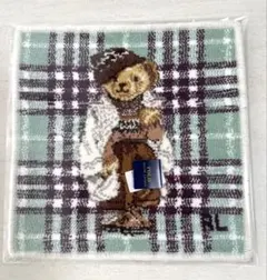 ラルフローレン ポロベア シェニール織ハンカチ 　新品タグ付き