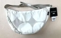 ユニクロ　マリメッコ　ショルダーバッグ　ライトグレー