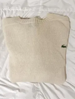 IZOD ラコステ ニットセーター XL クリーム色