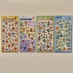 【正規品】ボンボンドロップシール❋ディズニー 4枚セット