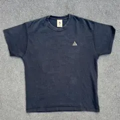 【希少XL】NIKE ACG 旧ロゴ Tシャツ 復刻 墨黒 フェードブラック