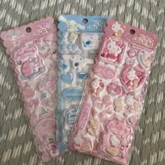 正規品日本未発売ハローキティ　マイメロディ　シナモロールマシュマロシール