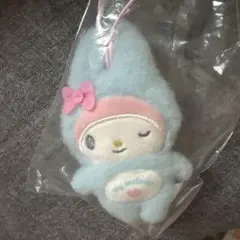 マイメロディ シークレットマスコット(わたしのデコバック) 全身スーツ ブルー