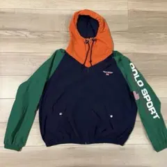 POLO SPORT ポロスポーツ　マルチカラーナイロンパーカー　ラルフローレン