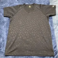 チャンピオン　ヒョウ柄　ブラック　Lサイズ　ストレッチ抜群