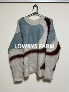 LOWRYS FARM ニュアンス柄ニット