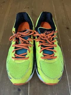 アシックスasics GT-2000スニーカーランニングシューズ蛍光黄色25cm