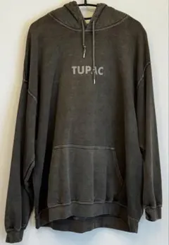 TUPAC フード付きスウェット ダークグレー