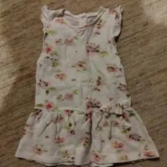 花柄コットンワンピース 24m/86cm