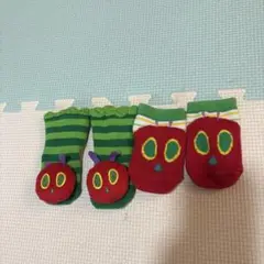 ベビー靴下 はらぺこあおむし 2足セット