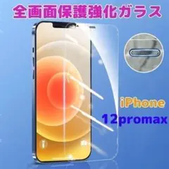 iPhone12promax ガラスフィルム 全面保護 強化ガラス 透明