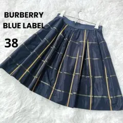 Y2K 00sバーバリー BLUE LABELチェック ミニスカート 美品　M