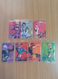 ジョジョの奇妙な冒険　ウエハース　黄金の風　ジョルノ　ブチャラティ　ミスタ