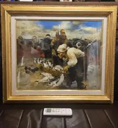 工藤和男「潮騒」F20号 大作 創元会理事長 日展評議員 逸品 油彩画のサムネイル
