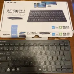 【使用回数少ない】エレコム超薄型キーボードTK-FBP100BK