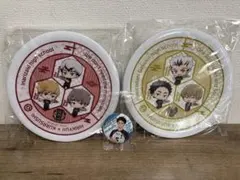 くら寿司　ハイキュー‼︎ オリジナル寿司皿 2枚＋缶バッジ1個