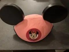 アナハイム　ディズニーランド　ミニーマウス キャップ イヤーハット　刺繍あり