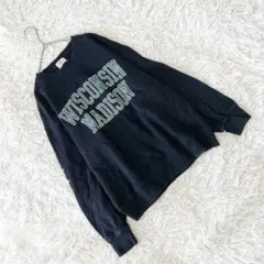 《ロデオクラウンズ》 (M) プリントスウェットプルオーバー 大人カジュアル