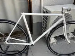 EVIL BIKES RESIDENT クロモリピストフレームブルホーンハンドル EVIL BIKES RESIDENT クロモリピストフレームブルホーンハンドル