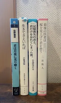 文庫本4冊セット 恋愛小説