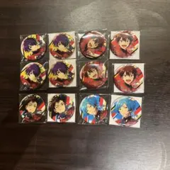 あんスタKnights 朱桜司 鳴上嵐 6周年缶バッジ 良品不良品セット