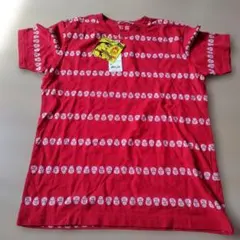 UNI CORN スカル柄 半袖Tシャツ レッド