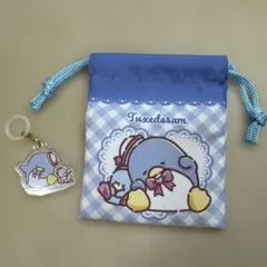 サンリオ タキシードサム プチ巾着 アクリルキーホルダー セット