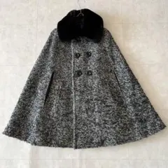 ※レア※ ⭐︎新品未使用タグ付き⭐︎ブルーレーベルクレストブリッジ　ケープ　ポンチョ 一部店舗限定】ソフトハイゲージポンチティアードトップス