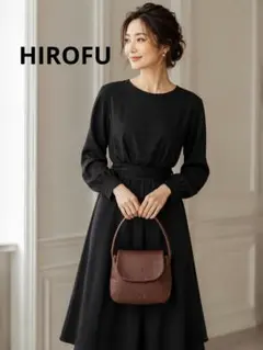 数回使用しました　HIROFUハンドバッグ　イタリア製のサムネイル