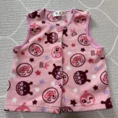 アンパンマン フリース　ベスト　スリーパー　サイズ90