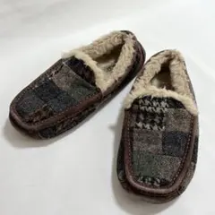 UGGアグ ムートン モカシンシューズ パッチワーク メンズ 27cm ブラウンのサムネイル