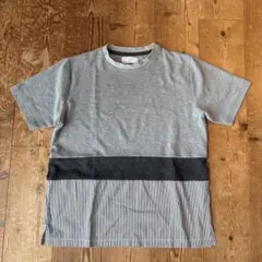 417 EDIFICE Tシャツ 切り替え ストライプのサムネイル