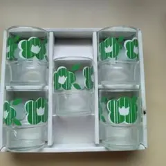 アデリア レトロ グラス 5個 箱付き スタッキンググラス