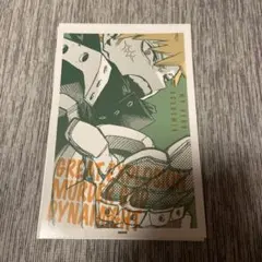 爆豪勝己　ヒロアカ　原画展　ワンシーンカードコレクション