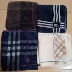 みち様専用！バーバリータオルハンカチセット、ネイビー他