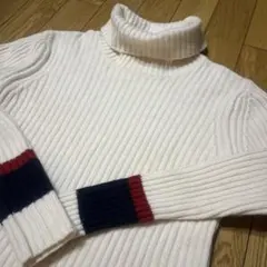 BRIEFINGリブ編みタートルネックセーター