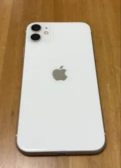 Apple iPhone 11 ホワイト 本体　128GB 容量72%