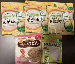 和光堂 たっぷり手作り応援 ベビーフード 5点セットのサムネイル