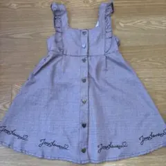 anyFAMチェック柄ジャンバースカートsize130