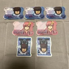 キラ ラクス ガンダムSEED モバイルステッカー 7枚