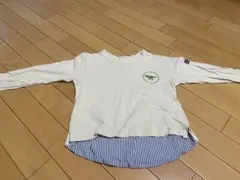 恐竜プリント薄手長袖カットソー　120