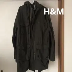 H&M ミリタリー　マウンテンパーカー