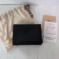 イルビゾンテ ILBISONTE トリフォルドウォレット ブラック