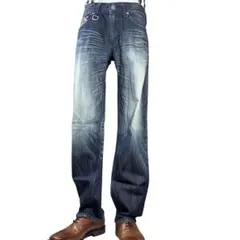 00s【Archive】grunge denim pants/Y2K/opium