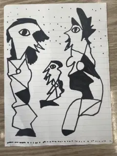 【現代アート】 冷えきった家族