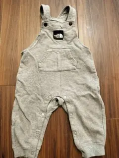 The North Face ベビーオーバーオール グレー