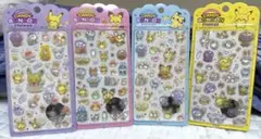【正規品】4枚組 韓国限定 ポケモン ポケピース キャンディボンボンシール