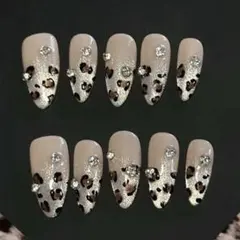 ヒョウ柄 ネイルチップ XSのサムネイル
