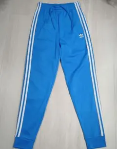 アディダスオリジナル レディースジャージパンツ 青
