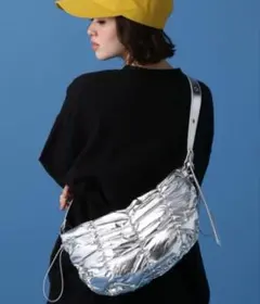 PAGEBOYLIM メタリックバッグ シルバー